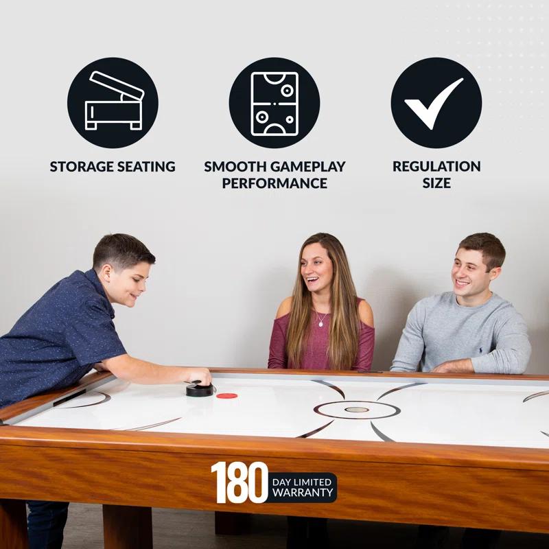 Hathaway Games 84" 2 - Player Air Hockey Table Digital Scoreboard