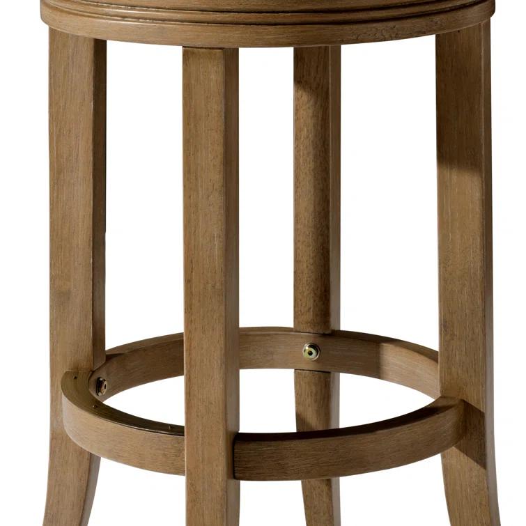 Maven Lane Maven Lane Eva Stool with Faux Leather Upholstery