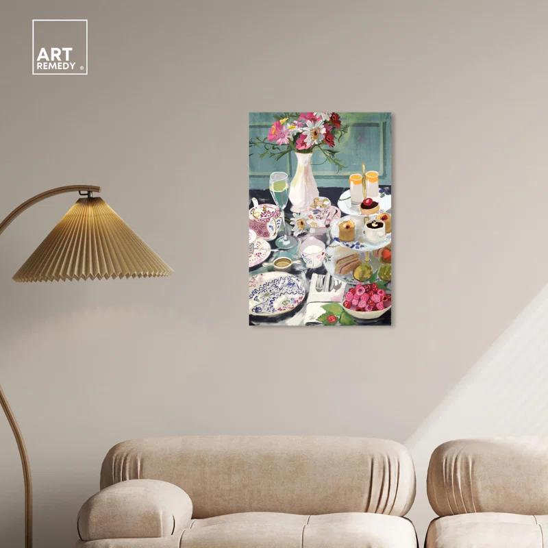 Art Remedy Help Yourself Dessert Canvas Modern Kitchen Print by Art Remedy