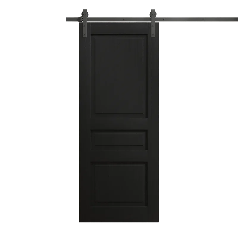 SARTODOORS Modern Barn Door | Ego 5012 | Rail Track Heavy Hardware Set | Solid Panel Interior Doors