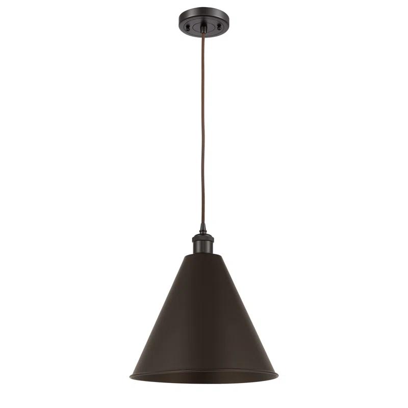 Ballston Cone 1 - Light Single Drop Pendant Pendant