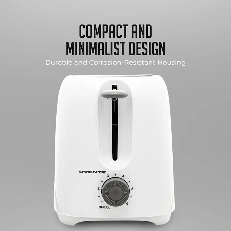 Ovente OVENTE Electric 2 Slice Toaster with 6-Shade Settings