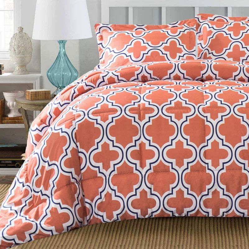 Superior Superior Trellis Trellis Hypoallergenic Down Alternative 3Pc Comforter Set