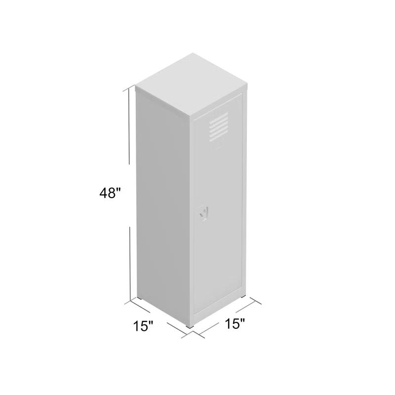 AdirOffice Steel 1-Tier School and Home Storage Locker