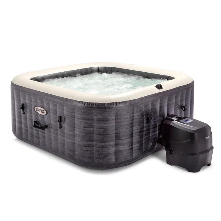 Intex Intex PureSpa Plus Inflatable Square Hot Tub w/ AirJets