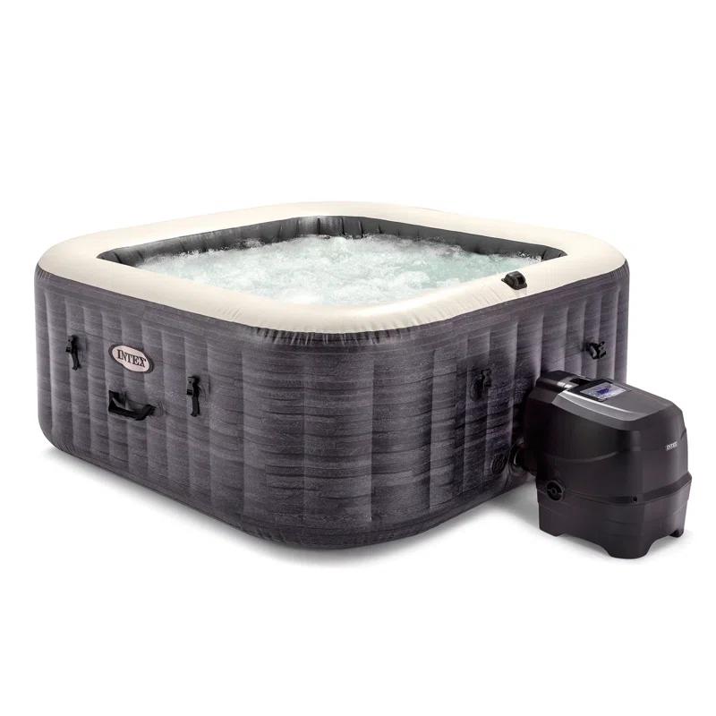 Intex Intex PureSpa Plus Inflatable Square Hot Tub w/ AirJets