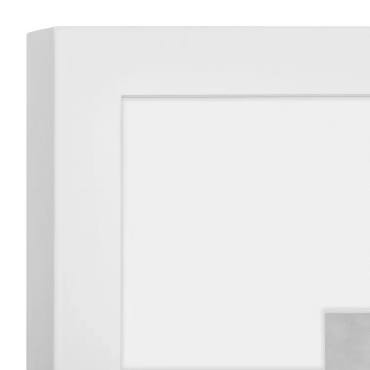 Gallery Perfect Gallery Perfect 12" x 12" Hanging Wall Wood Matted Picture Frame Kit - 9 Piece Set