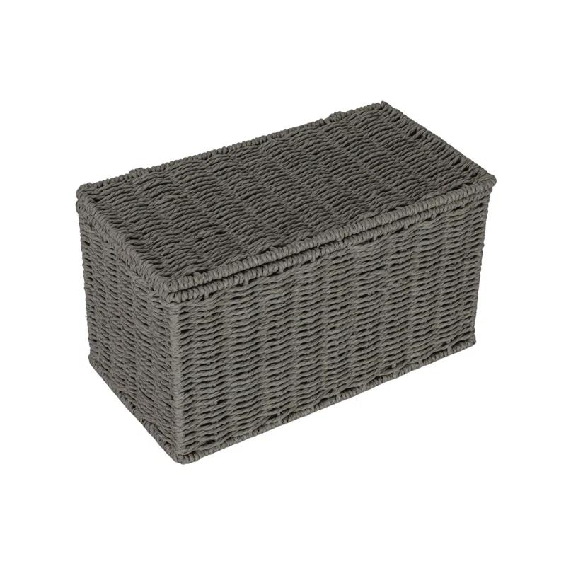 Household Essentials Paper Rope Wicker Box & Reviews | Wayfair