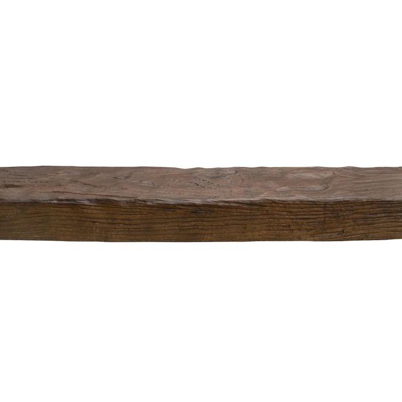 Faux Wood Beam 4 3/8"H x 153"W x 2 1/4" D U Shaped Ceiling Beam (Set of 2)