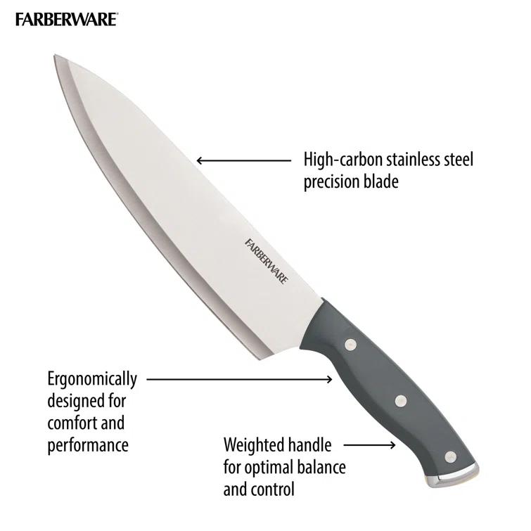 Farberware Farberware 15-Piece Triple Riveted Knife Block Set