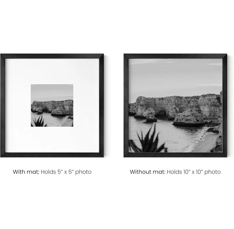 Haus and Hues Matted Square Metal Picture Frames (Set of 1)