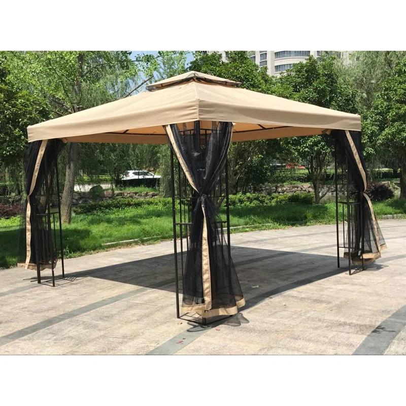 Jeco Inc. Double Roof 10 Ft. W x 10 Ft. D Steel Patio Gazebo