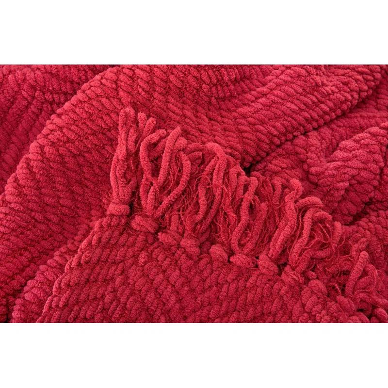 Chanasya Textured Knitted Throw