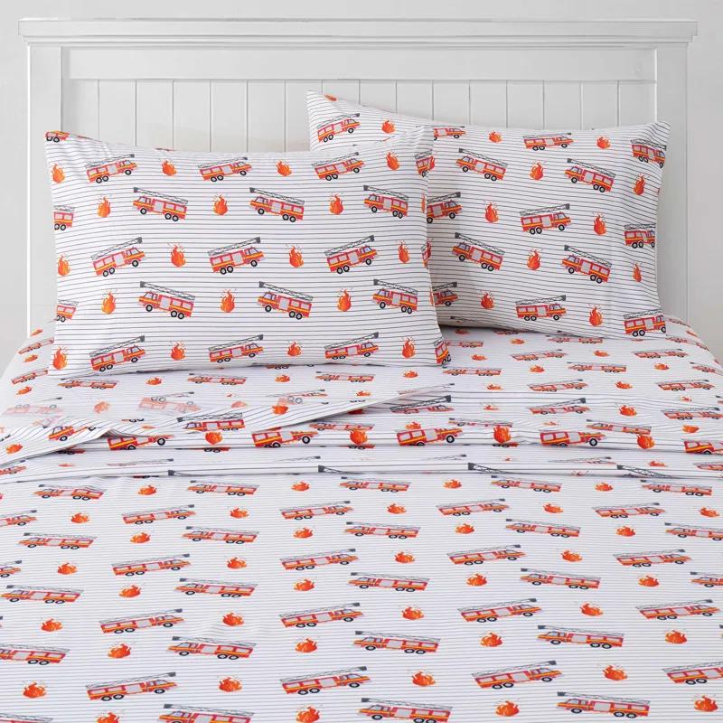 Sweet Home Collection Kids Printed Classic Microfiber Sheets
