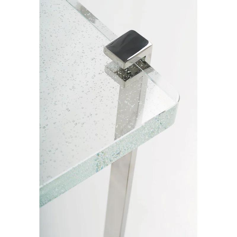 Mott Glass Top End Table
