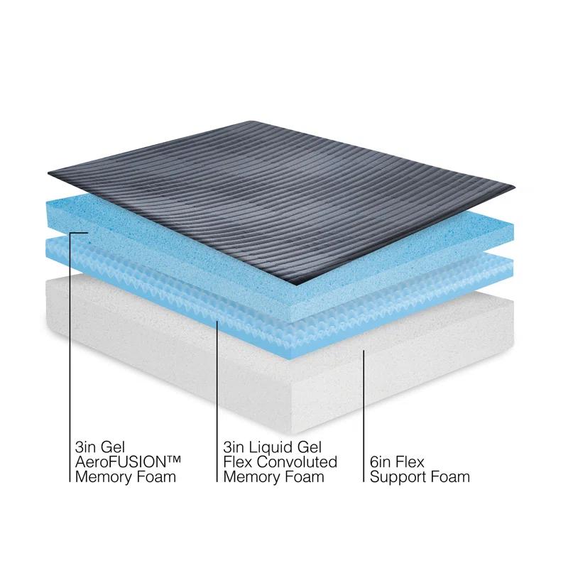 Bodipedic Support Gel Memory Foam Mattress-in-a-Box & Reviews | Wayfair