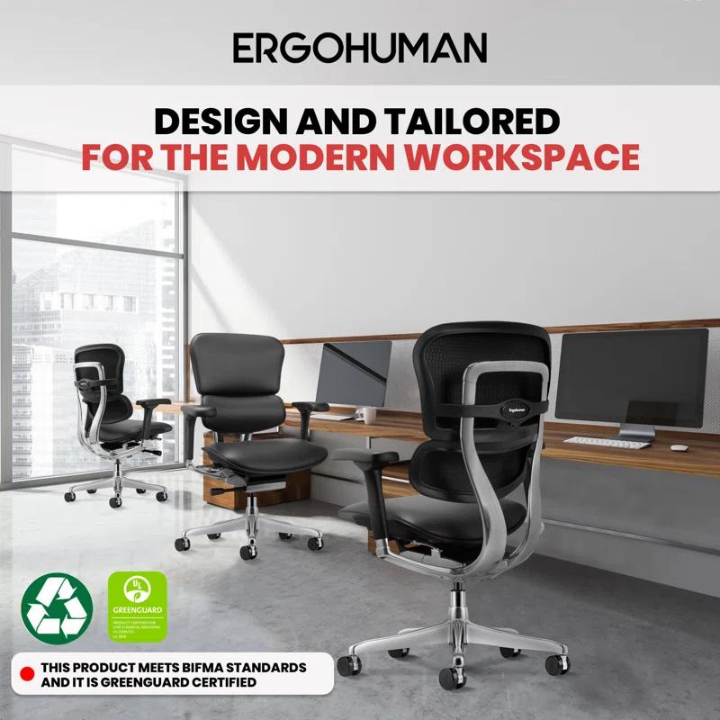 Eurotech Seating Ergohuman Leather Task Chair