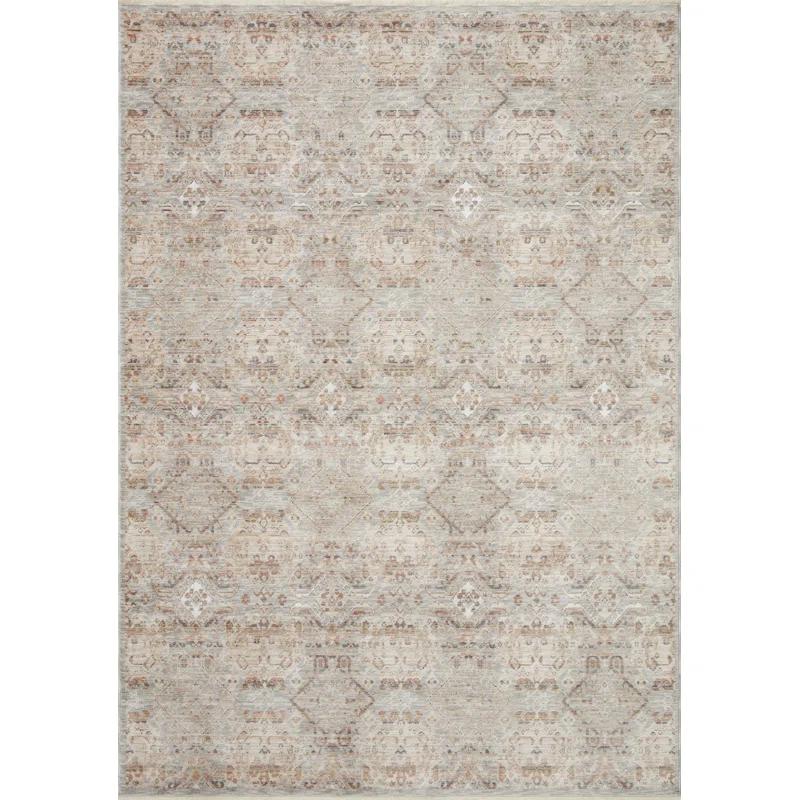Zuma Rug by Amber Lewis x Loloi - Silver and Multicolor / 9'6" x 13'1"