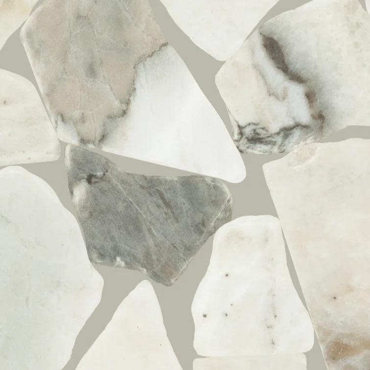 Daltile Gamma Natural Stone Pebble Wall and Floor Mosaic Tile (Set of 10)