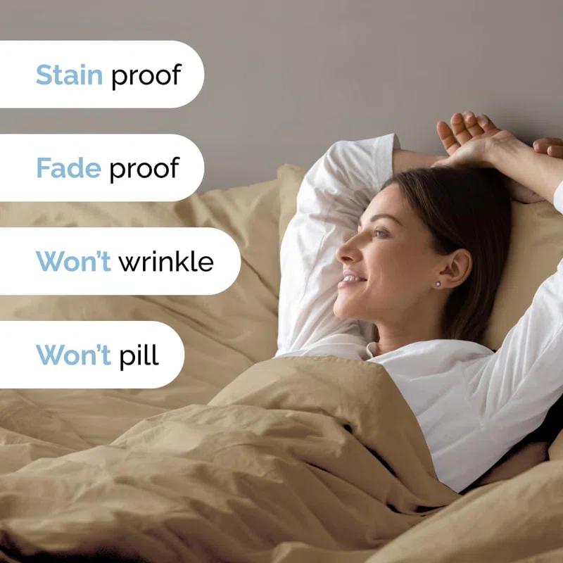 CGK Linens Premium Hotel Quality Soft & Cooling Duvet Cover Set