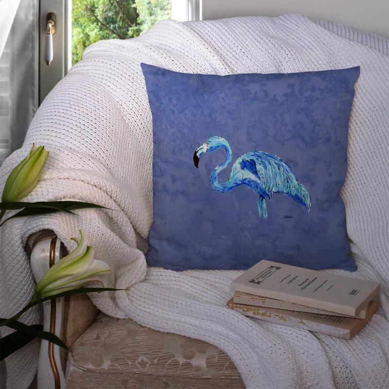 Caroline's Treasures Flamingo Indoor/Outdoor Throw Pillow