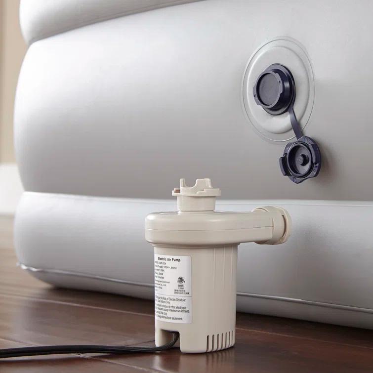 Beautyrest Beautyrest Sky Rise Inflatable Air Mattress, Electric Air Pump, Puncture Resistant Vinyl, Guest Bed