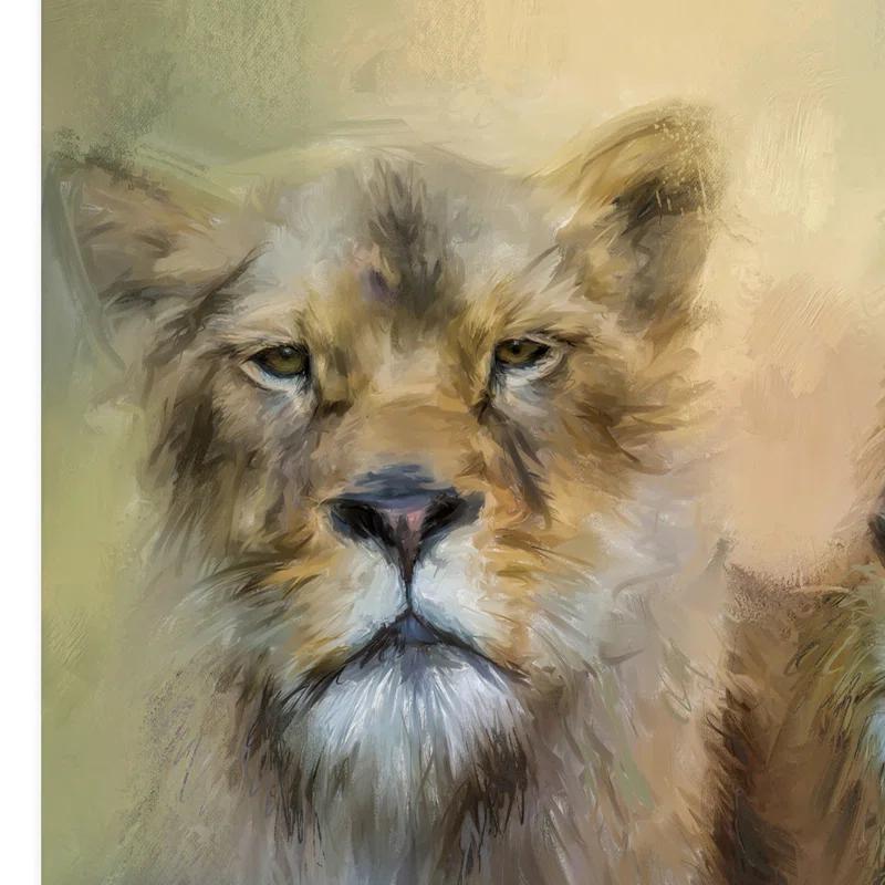 Trademark Fine Art Jai Johnson " The Lion And His Lioness " by Jai Johnson