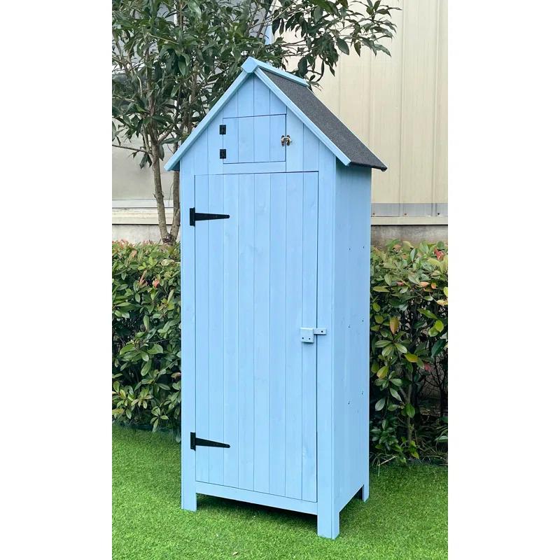 Hanover 2 ft. 5 in. W x 2 ft D Solid Wood Storage Shed