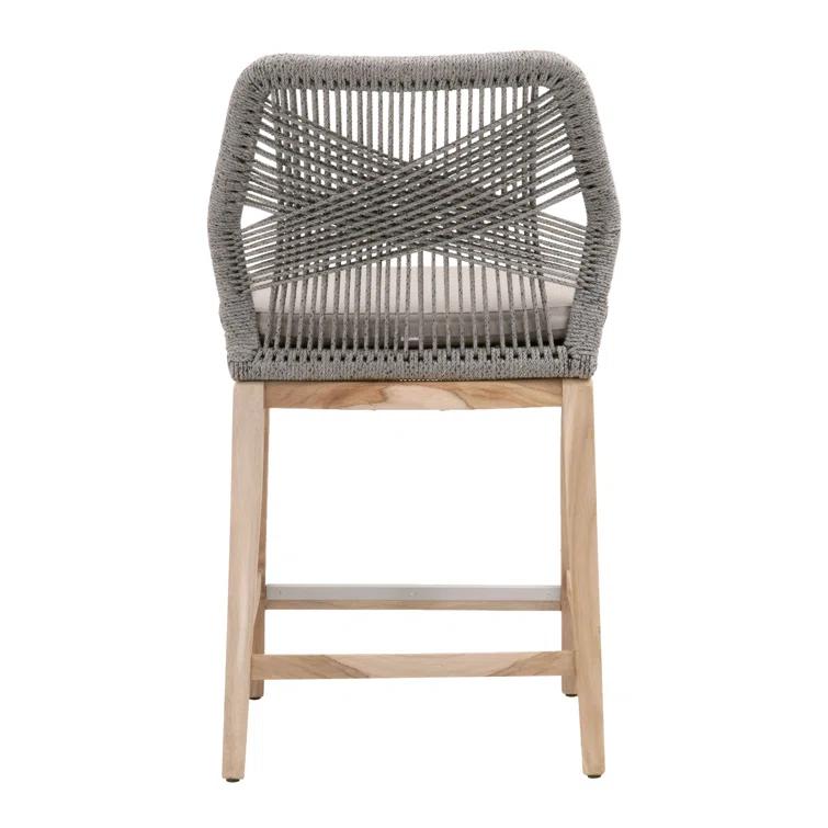 Krisily Loom Outdoor Counter Stool