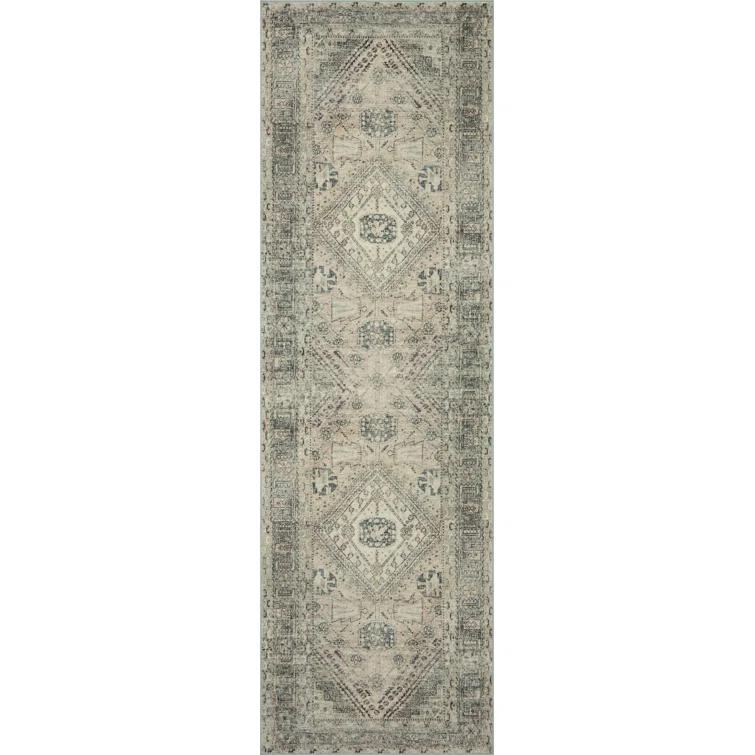 Magnolia Home By Joanna Gaines X Loloi Sinclair Machine Washable Natural / Sage Area Rug