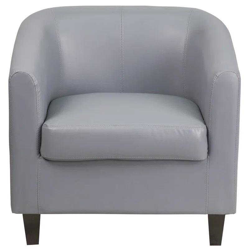 Flash Furniture Katie LeatherSoft Lounge Chair with Sloping Arms