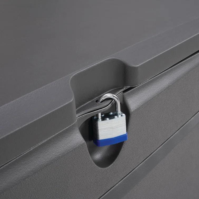 Lifetime Lifetime 60'' W 130 Gallons Water Resistant Polyethylene Plastic Lockable Deck Box