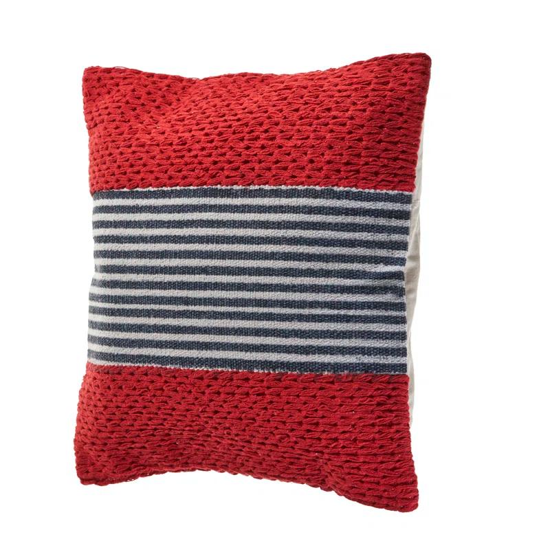 Evette Rios Throw Pillow Geometric Cotton Throw Pillow