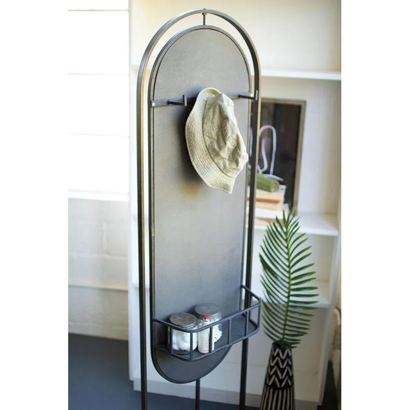Mirror with Hooks