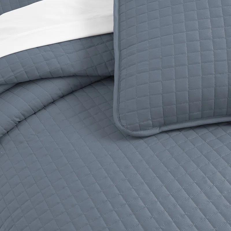 SouthShore Fine Linens Vilano Springs ® Oversized, light-weight Hotel Quality Quilt Set with matching shams