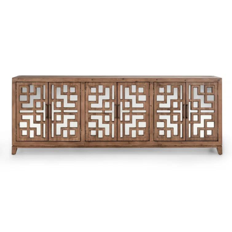 Classic Home Arley Reclaimed Pine 6 Door Sideboard