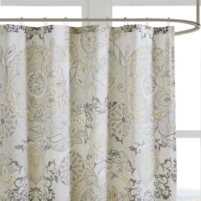 Madison Park Isla 100% Cotton Shower Curtain & Reviews | Wayfair