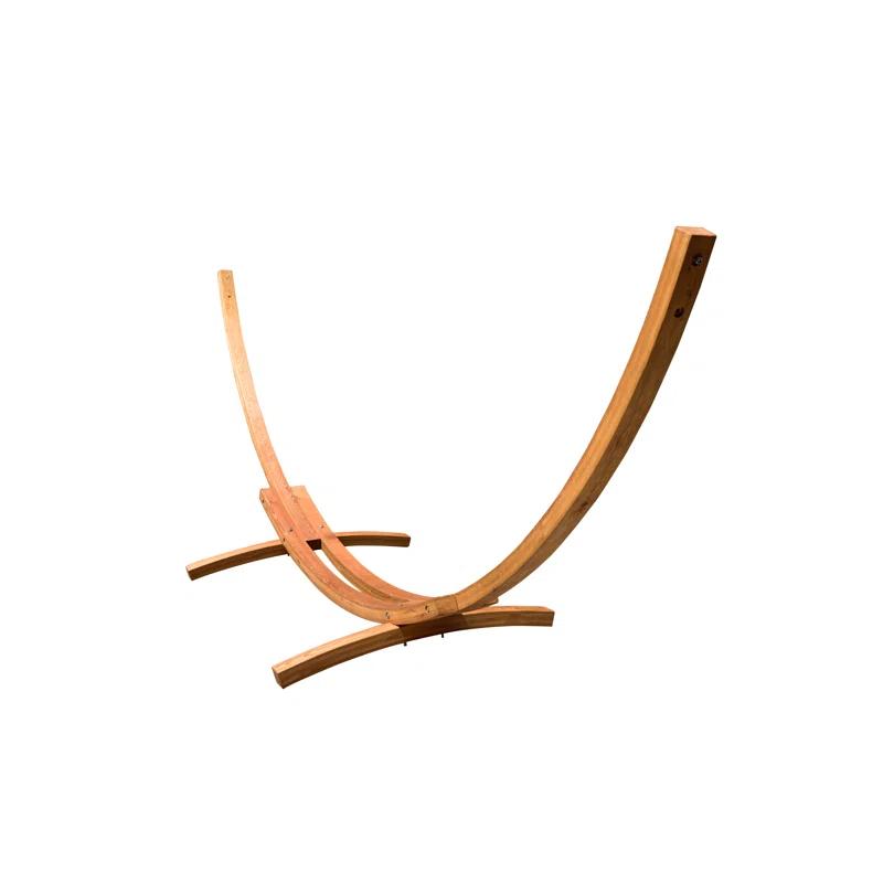Bay Isle Home™ Vivere 15' Shirely Stable Solid Pine Arc Hammock Stand (450 lb Capacity)