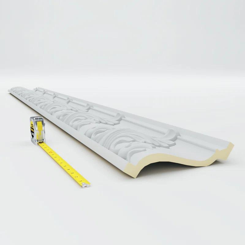 Ekena Millwork SAMPLE - Endurathane Alexandria Crown Moulding, 8 3/4"H x 7"P x 11 1/4"F x 12"L, Factory Primed