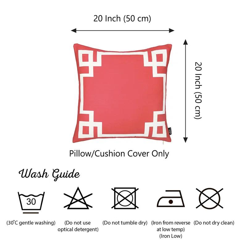 Apolena Albion Geometric Reversible Pillow Cover (Set of 2)
