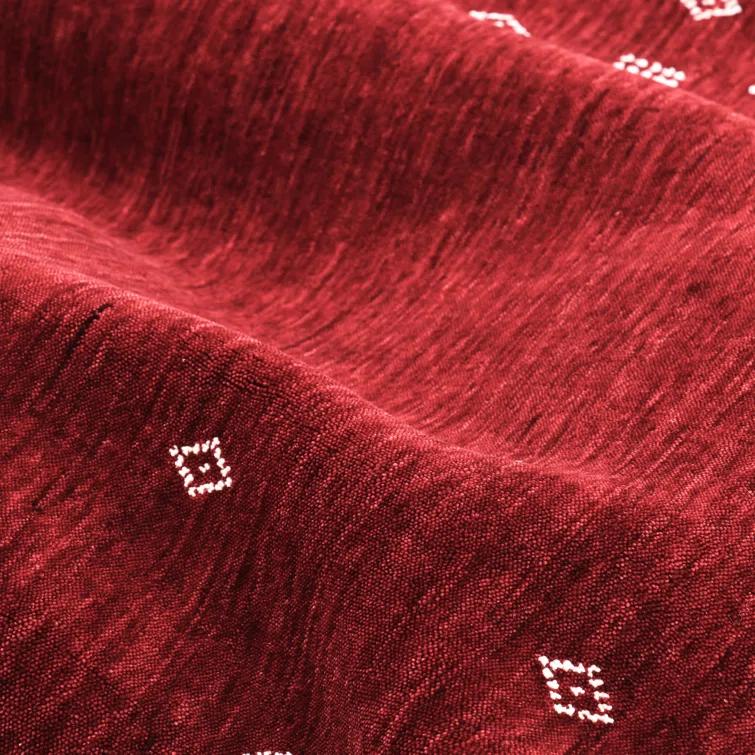 Cyrena Hand-Loomed Wool Rug - Red / 6' x 9'