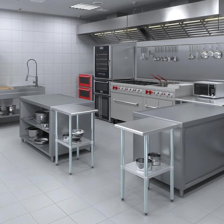 Amgood 24 in. x 18 in. Stainless Steel Table