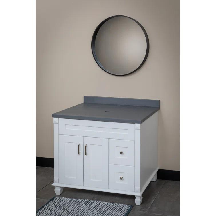 Eden Bath Eden Bath 31-in x 3-in Terrazzo Vanity Top Backsplash