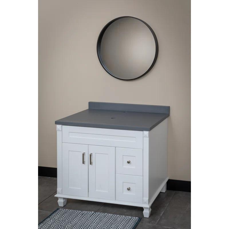 Eden Bath Eden Bath 31-in x 3-in Terrazzo Vanity Top Backsplash