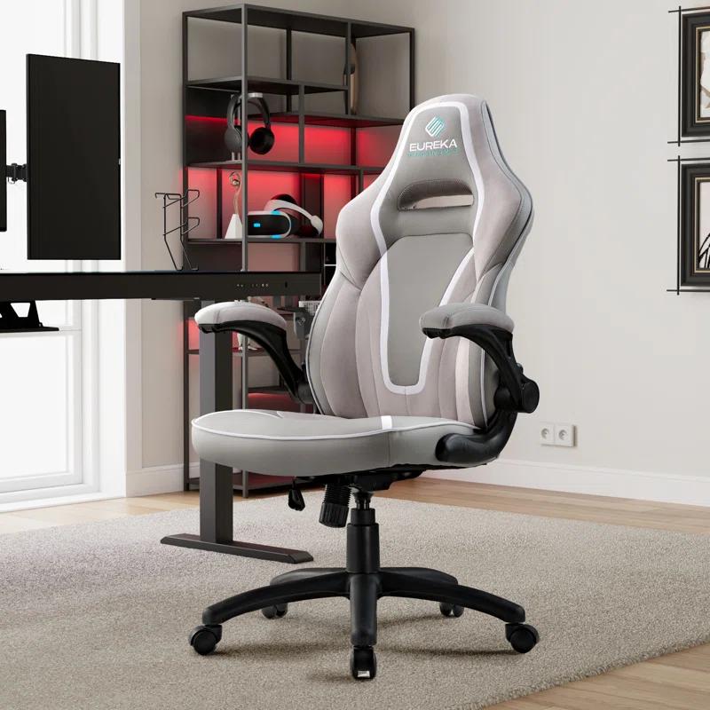 Ivy Bronx Ergonomic Racing Pu Leather Gaming Chair