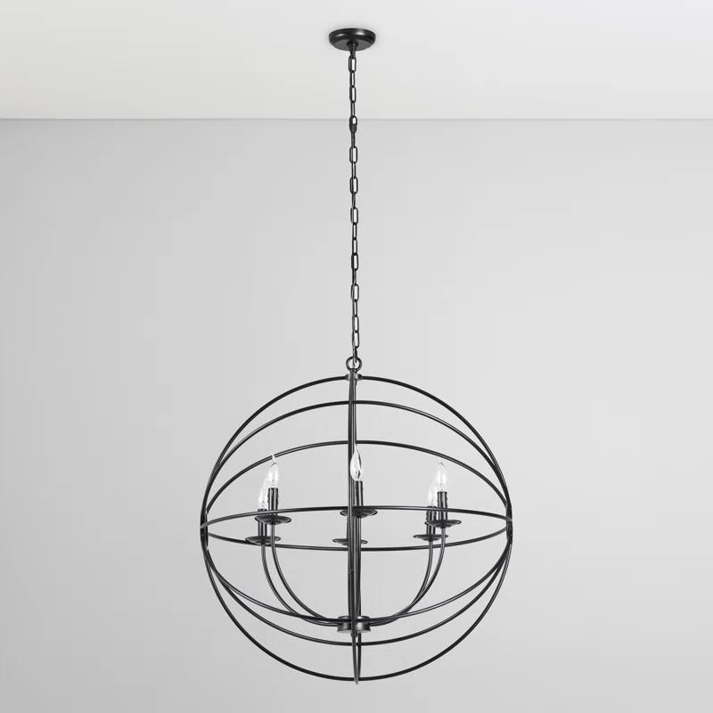 Classic Home Voltaire 6 - Light Globe Chandelier