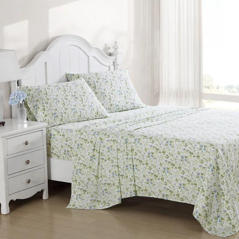 Laura Ashley Laura Ashley Sateen Cotton Printed Sheet Sets