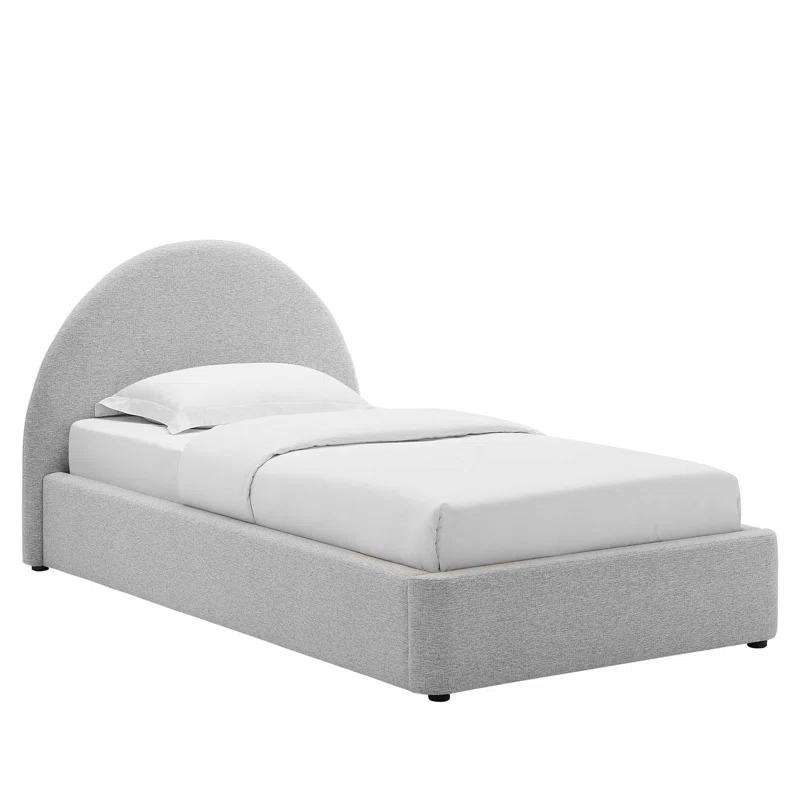 Modway Resort Performance Velvet Arched Round Platform Bed
