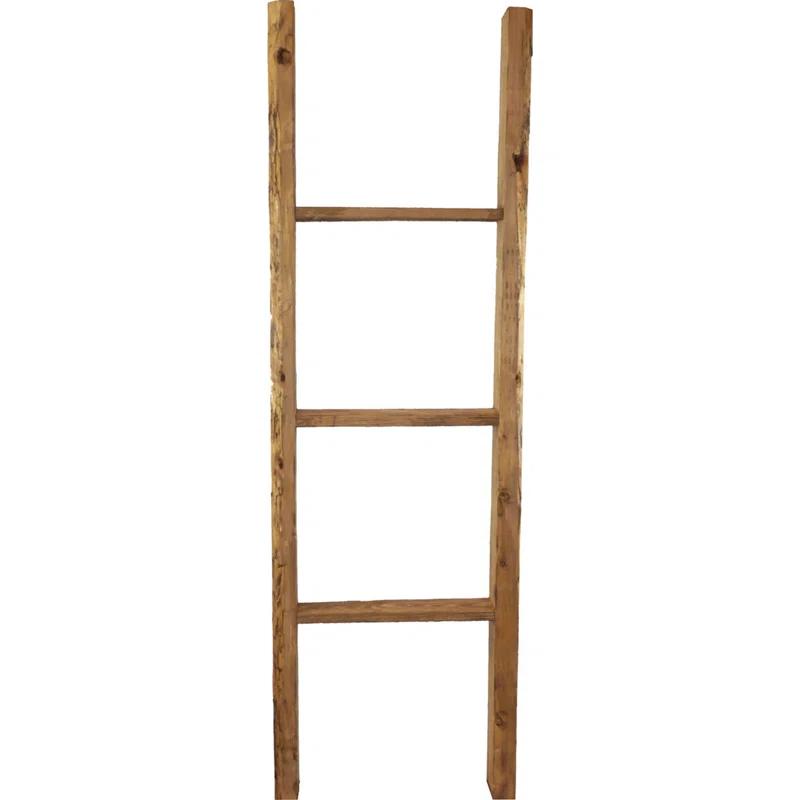Ekena Millwork Vintage Farmhouse Rung Decorative Ladder