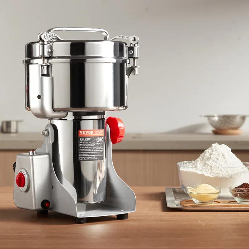 VEVOR 2500g Commercial Spice Grinder Electric Grain Mill Grinder High Speed | Wayfair